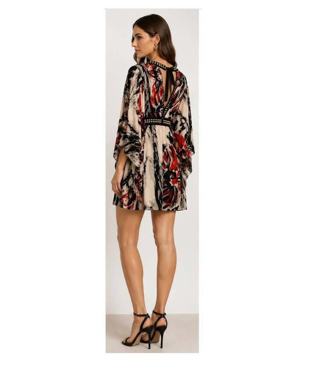 Jenny Packham Studded printed mini dress- cocktail! Small. Mint condition! - Picture 2 of 9